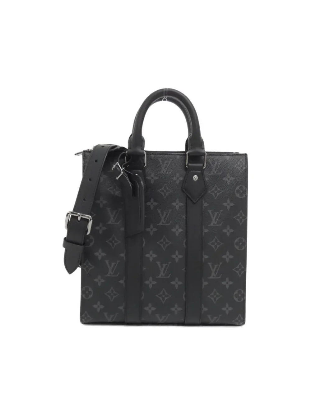 Louis Vuitton Monogram Eclipse Sac Plat Cross